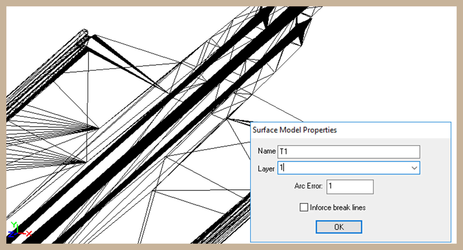 Build a surface from survey points