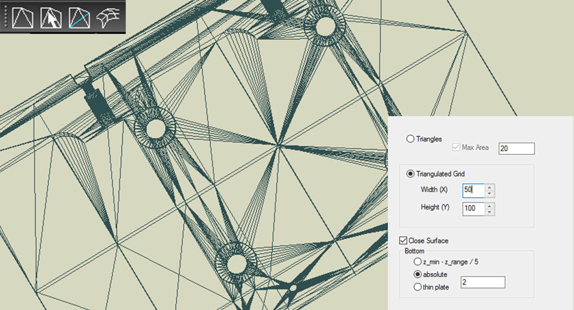Triangulated irregular network
