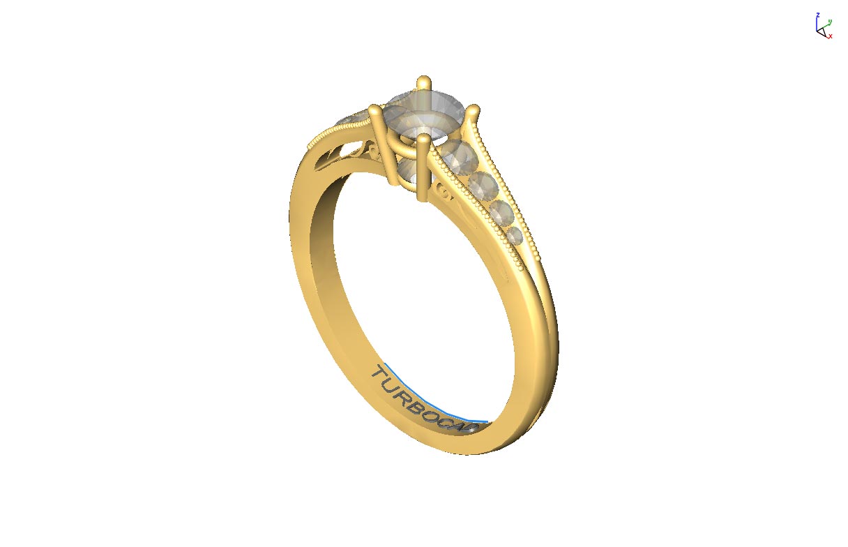 Jewelry Infogram, CAD drawing