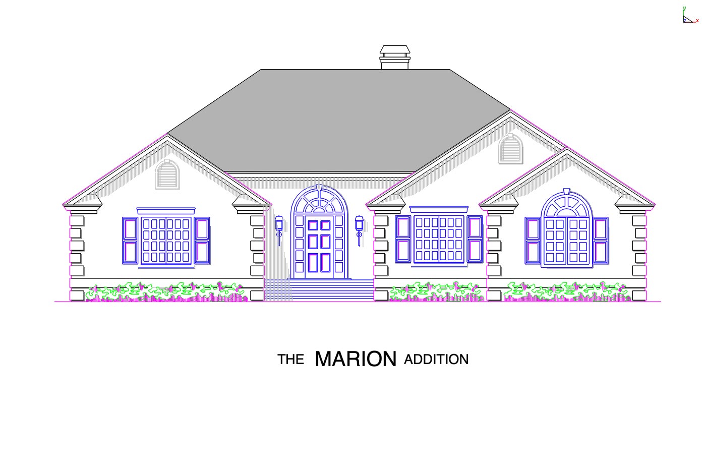 Home Addition, CAD drawing