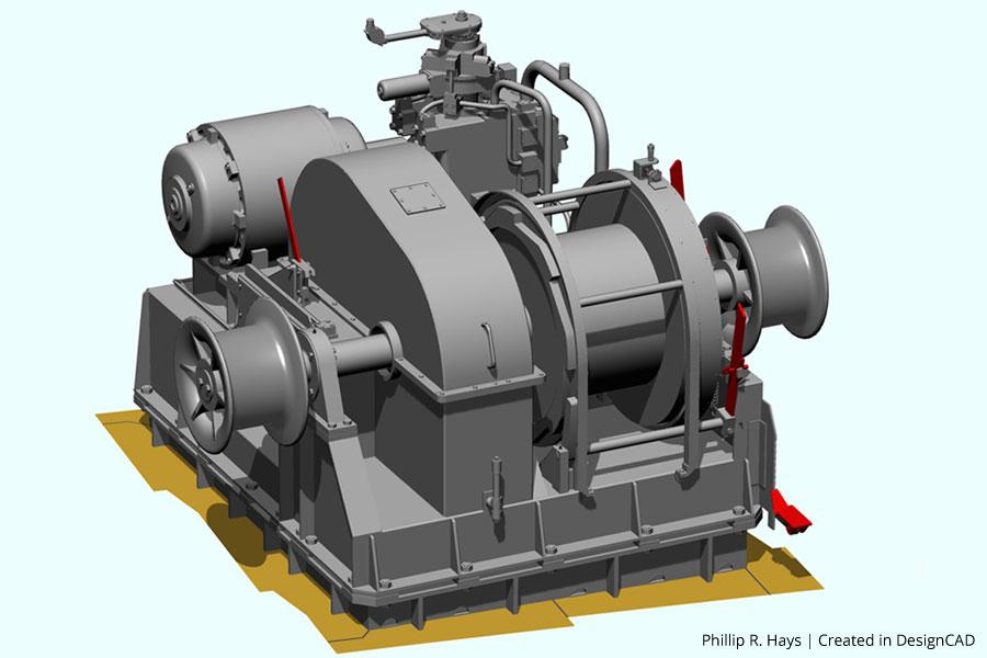 Boat winch