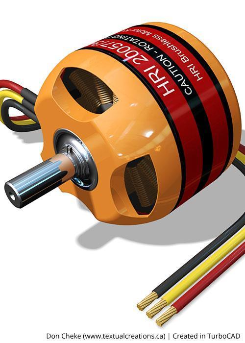 Brushless model motor