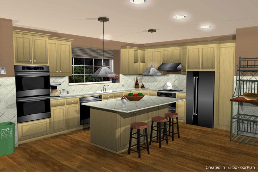 Kitchen design layout