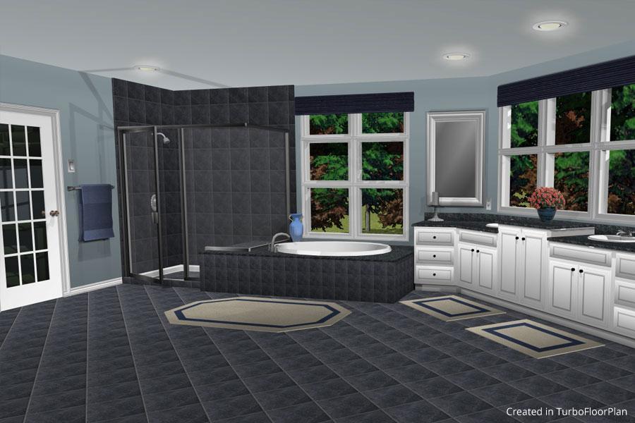 Master bath design