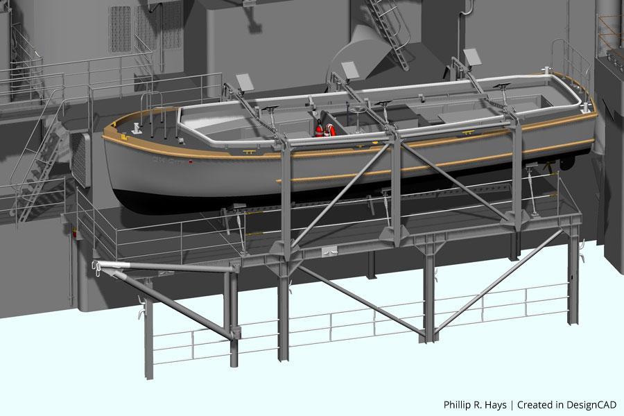 Utility boat deck