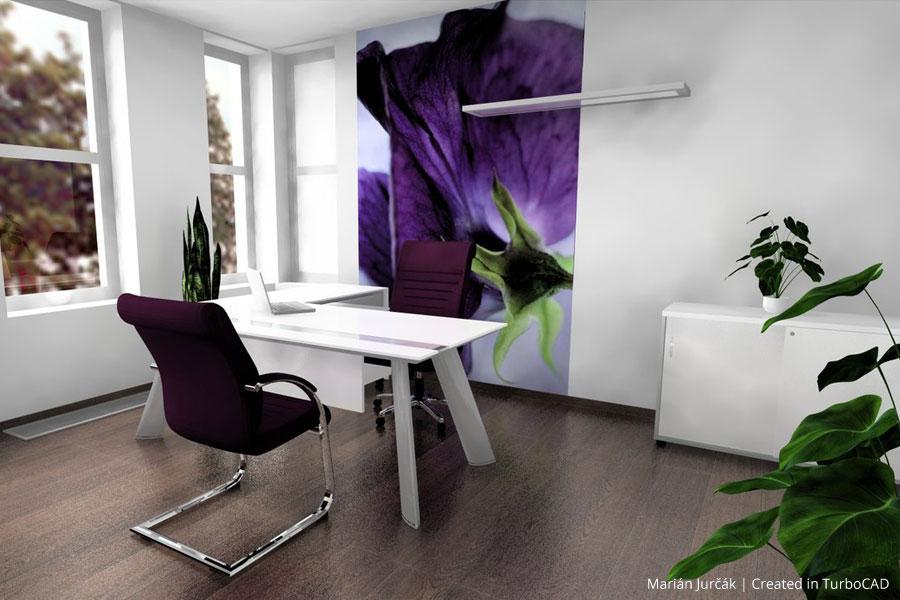 White office interor