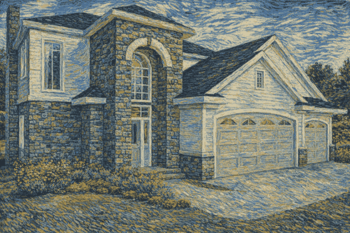 Style of Van Gogh, rendered by Copilot