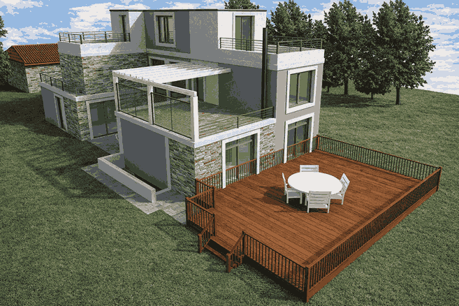 Outdoor Living Space Transformation, original design