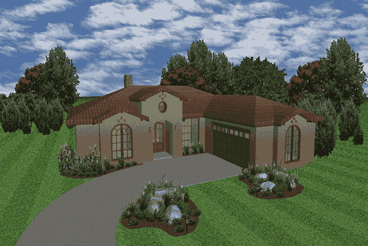 House and garden, original design