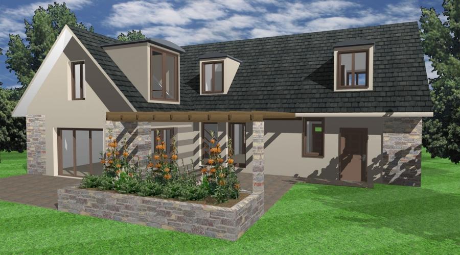 Backyard plant layout design