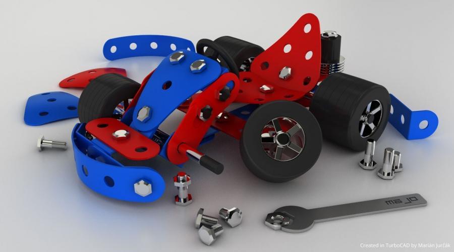 Meccano race car